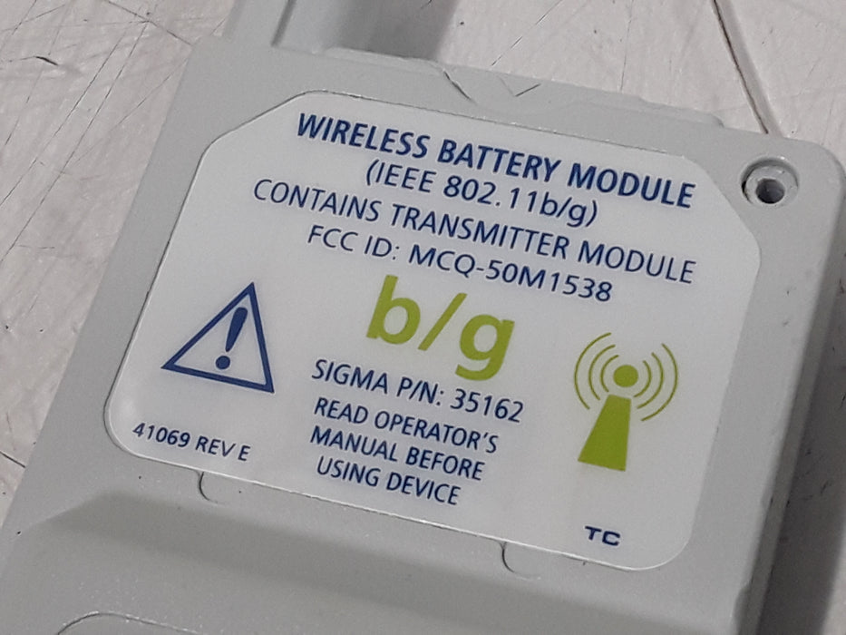 Baxter Sigma Spectrum 35162 Wireless B/G Battery