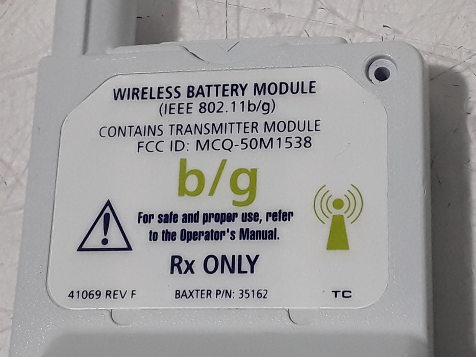 Baxter Sigma Spectrum 35162 Wireless B/G Battery