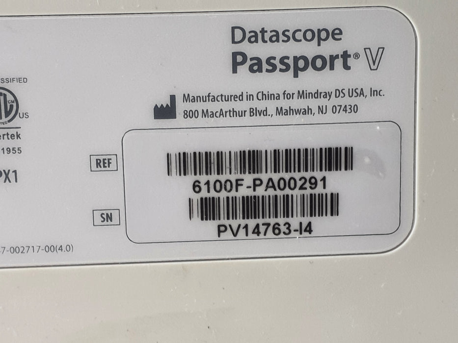 Mindray Passport V Patient Monitor