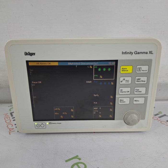 Draeger Medical Infinity Gamma XL Patient Monitor