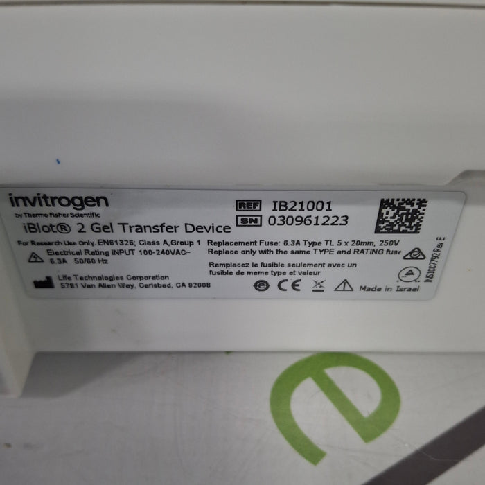 Life Technologies iBlot 2 Gel Transfer Device