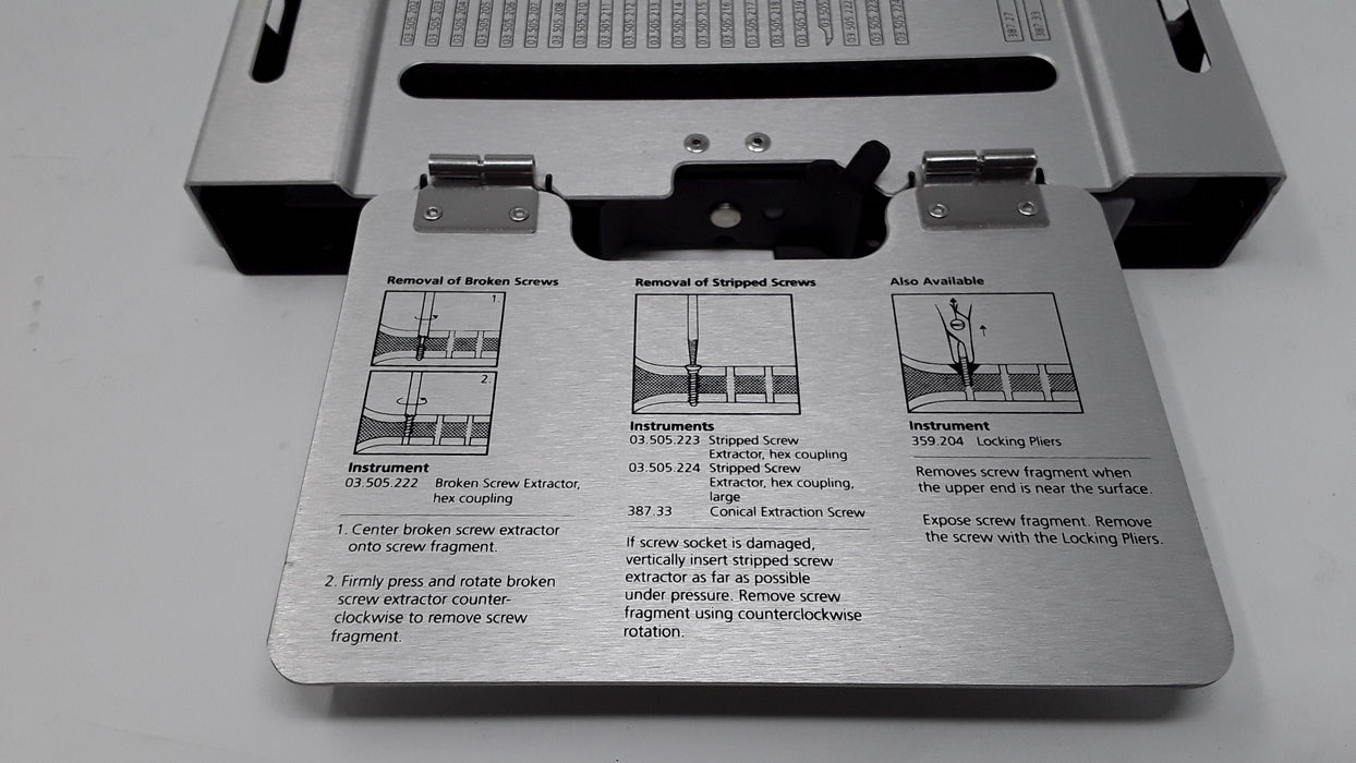 Synthes, Inc. CMF 60.505.201 Universal Screw Removal Set