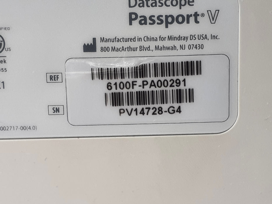 Mindray Passport V Patient Monitor