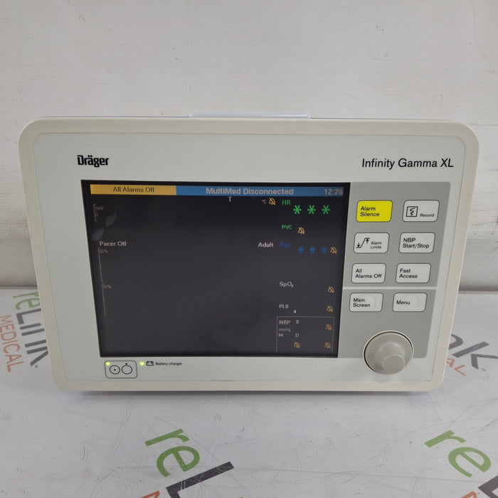 Draeger Medical Infinity Gamma XL Patient Monitor