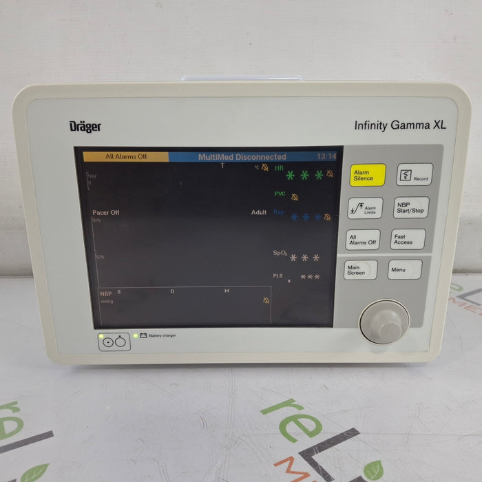 Draeger Medical Infinity Gamma XL Patient Monitor