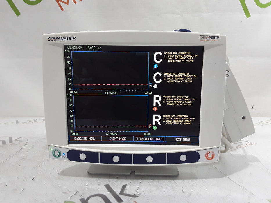 Somanetics Invos 5100C Cerebral Oximeter Monitor