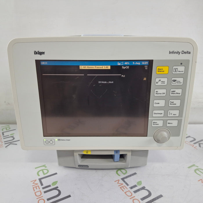 Draeger Medical Infinity Delta Patient Monitor