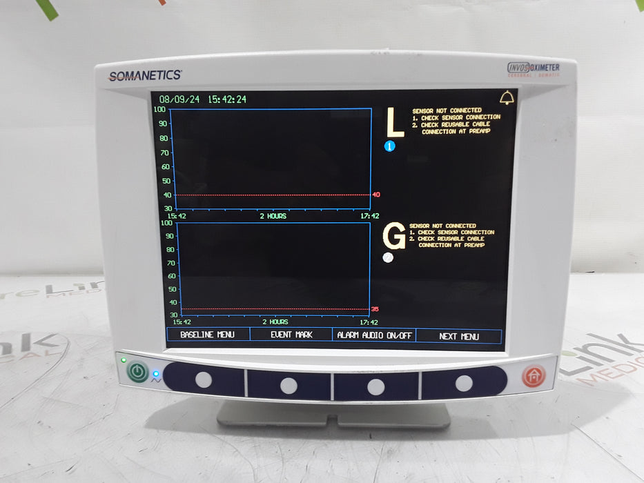 Somanetics Invos 5100C Cerebral Oximeter Monitor