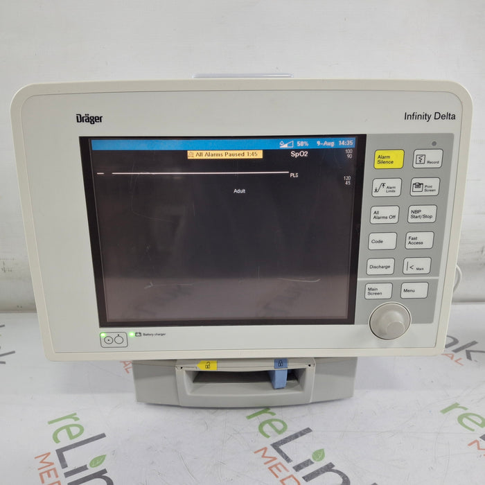 Draeger Medical Infinity Delta Patient Monitor