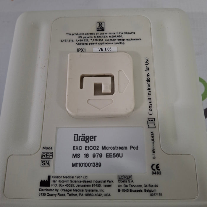 Draeger Medical EXC etCO2 Microstream POD