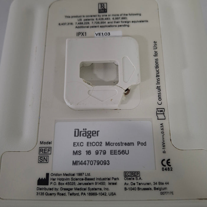 Draeger Medical EXC etCO2 Microstream POD