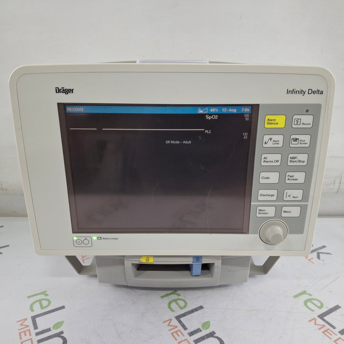 Draeger Medical Infinity Delta Patient Monitor