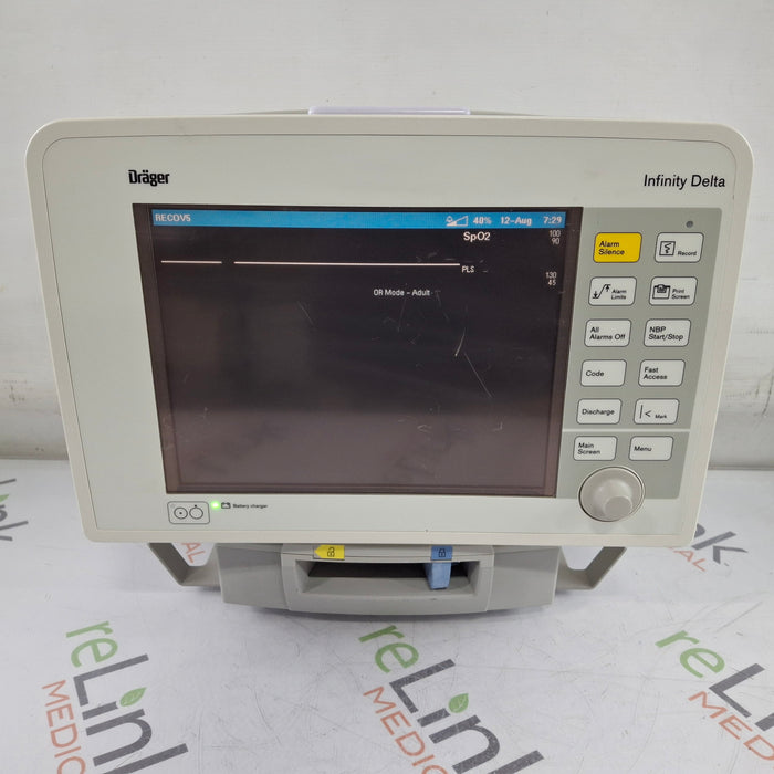 Draeger Medical Infinity Delta Patient Monitor