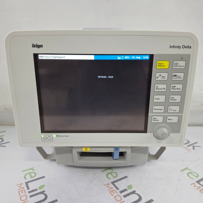 Draeger Medical Infinity Delta Patient Monitor