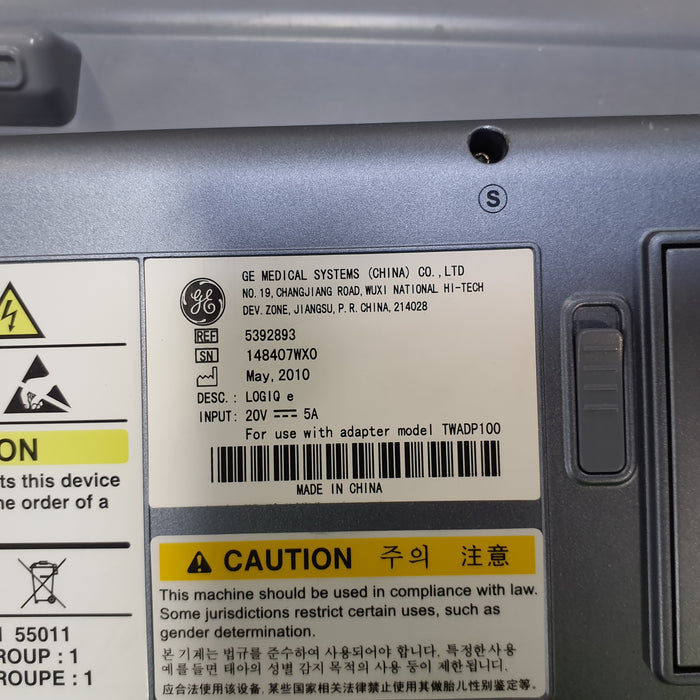 GE Healthcare Logiq e Ultrasound