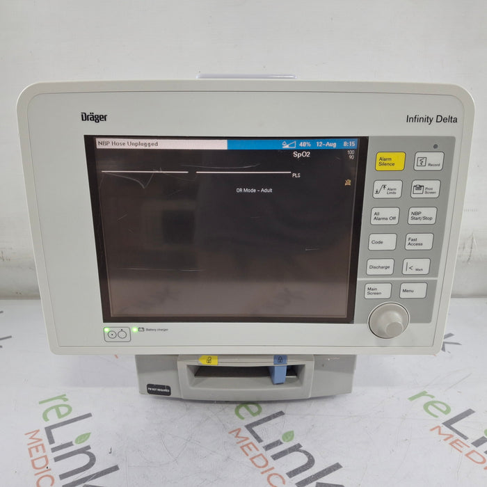 Draeger Medical Infinity Delta Patient Monitor