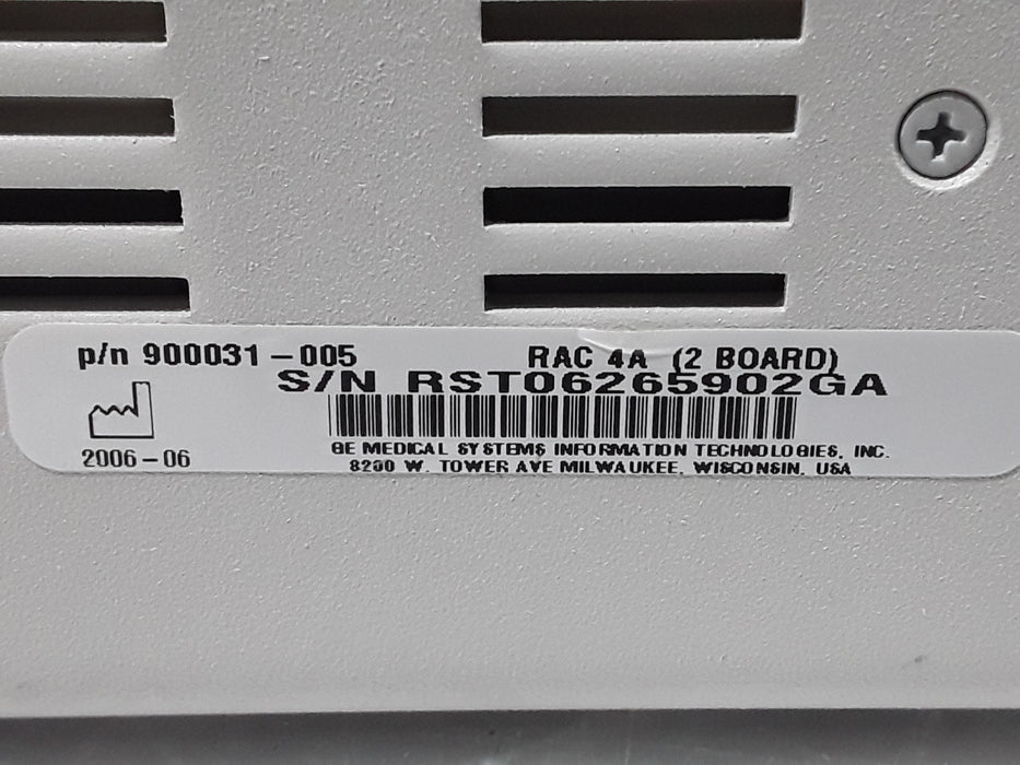 GE Healthcare TRAM-RAC 4A Module Rack