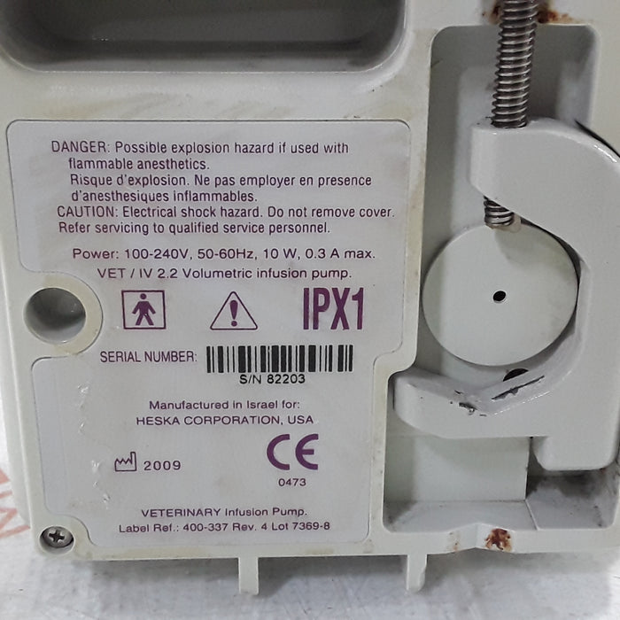 Heska Corporation VET/IV 2.2 Infusion Pump