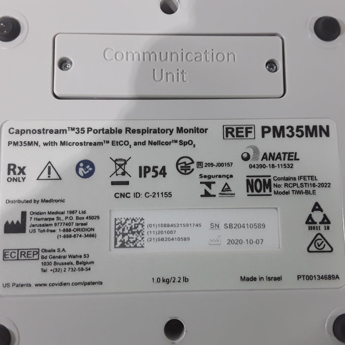 Medtronic Capnostream 35 Portable Respiratory Monitor