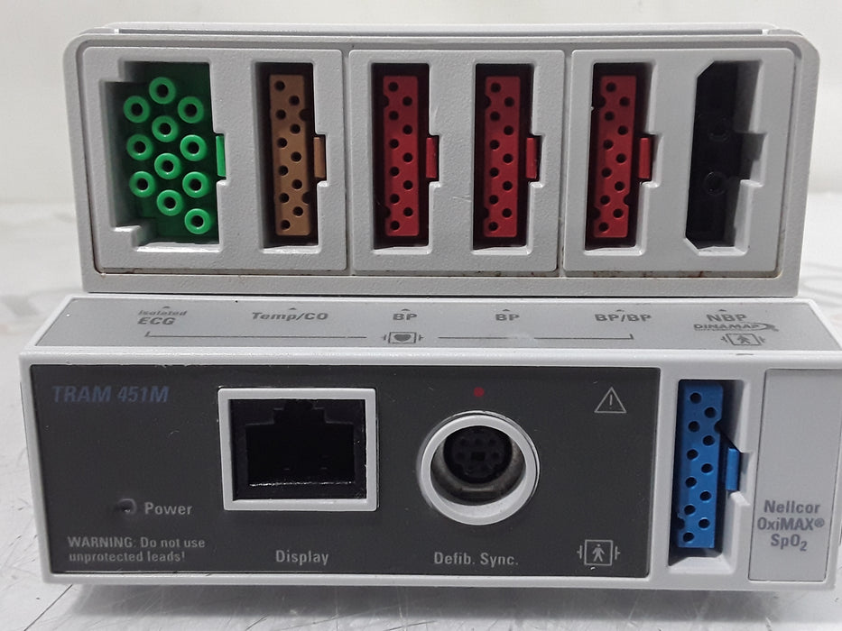 GE Healthcare TRAM 451M Multiparameter Module - Masimo SpO2