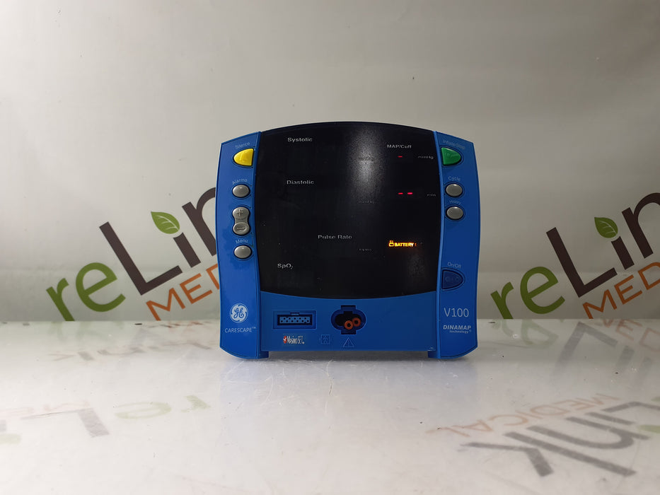 GE Healthcare Dinamap V100 - NIBP, SpO2 Vital Signs Monitor