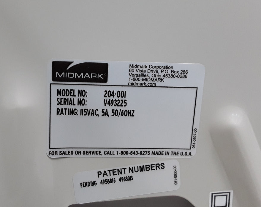 Midmark 204 Exam Table