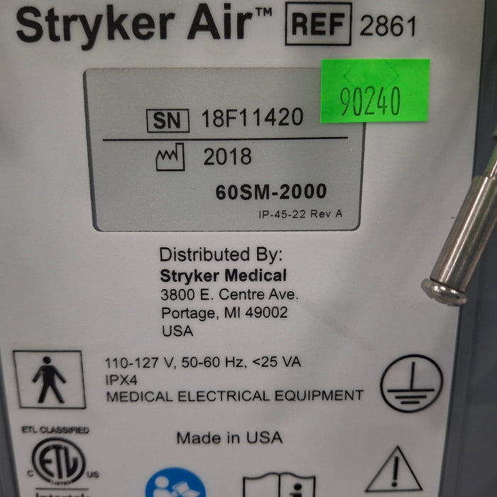 Stryker 2861 Air pump