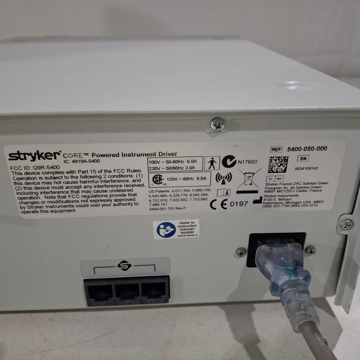 Stryker 5400-050 Core Powered Instrument Driver