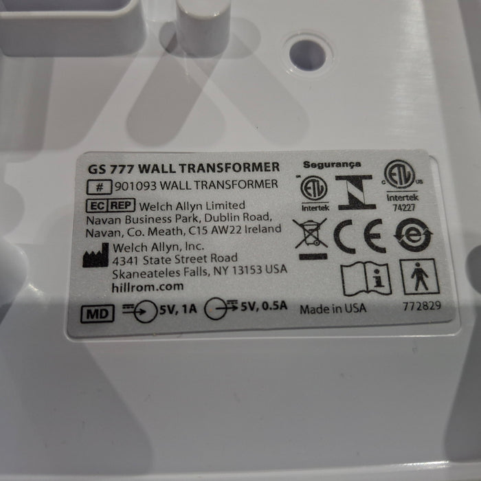 Welch Allyn 777 Otoscope Ophthalmoscope Transformer