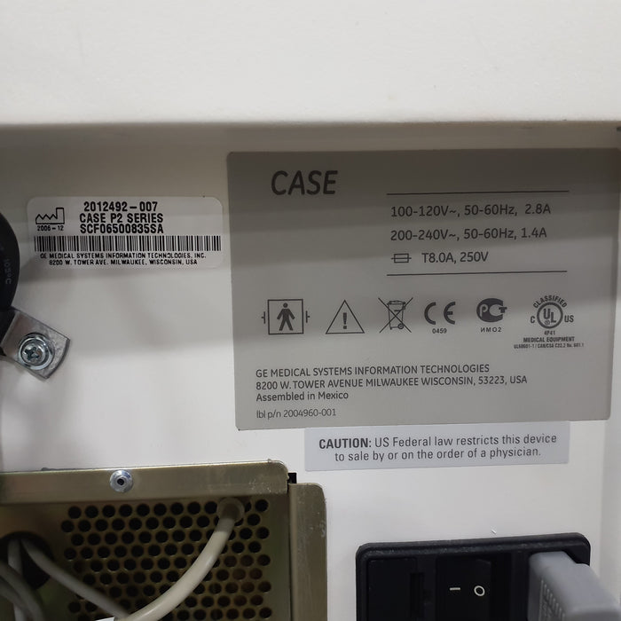 GE Healthcare GE Healthcare Case P2 Stress Test Console Cardiology reLink Medical