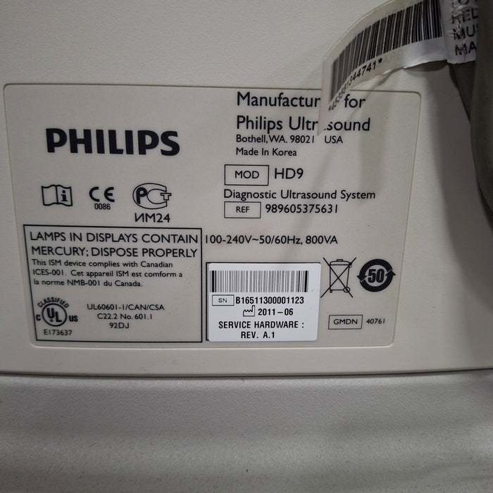 Philips HD9 Ultrasound