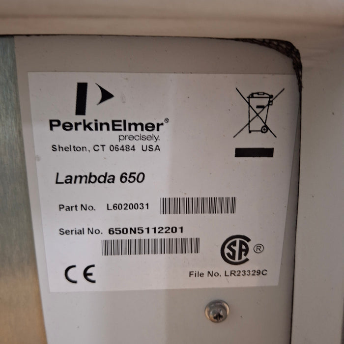 Perkin Elmer Lambda 650 UV/VIS Spectrometer