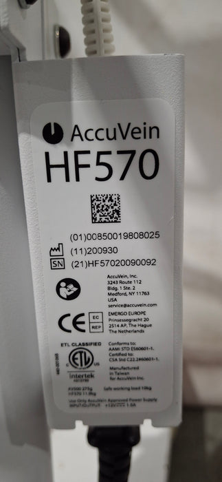 AccuVein HF570 Roll Stand