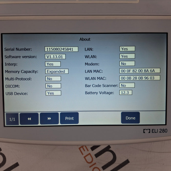 Mortara Eli 280 ECG