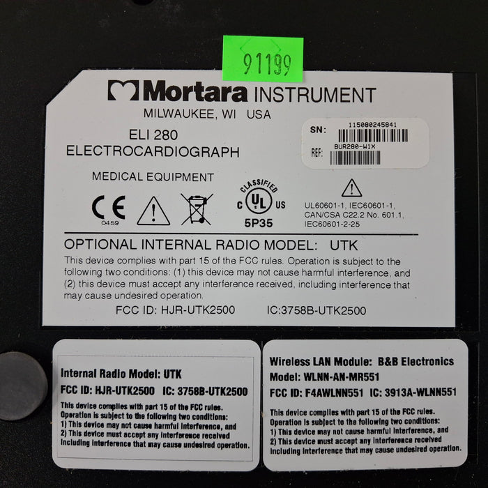 Mortara Eli 280 ECG