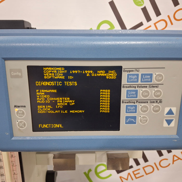 Draeger Medical Narkomed GS Anesthesia Machine