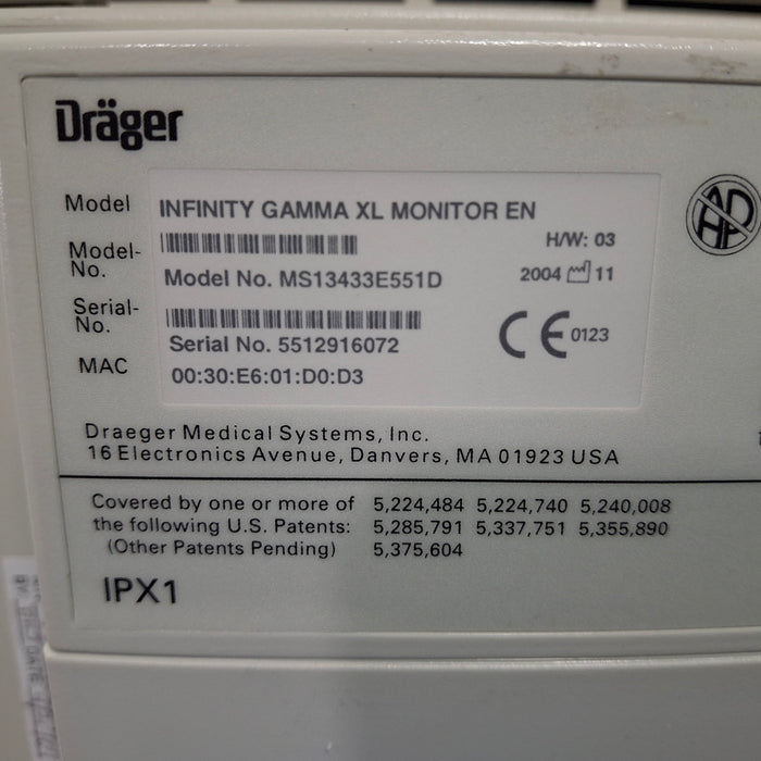 Draeger Medical Narkomed GS Anesthesia Machine