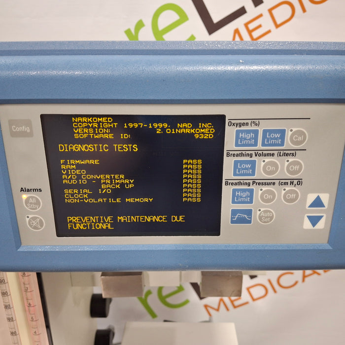 Draeger Medical Narkomed GS Anesthesia Machine