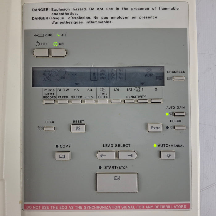 Nihon Kohden Cardiofax ECG-8830A Electrocardiograph