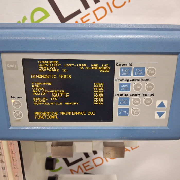 Draeger Medical Narkomed GS Anesthesia Machine