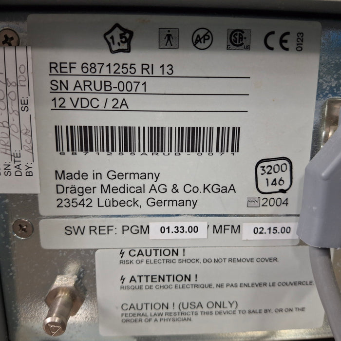 Draeger Medical Narkomed GS Anesthesia Machine