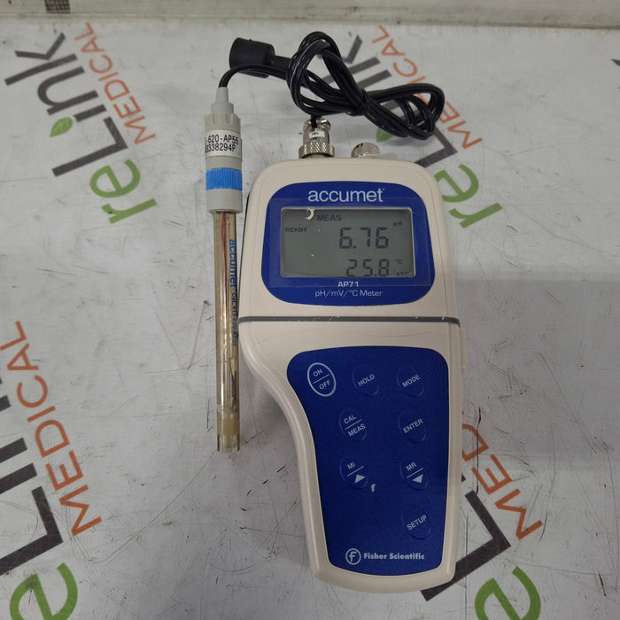 Fisher Scientific Accumet AP71 Portable pH/mV/°C Meter