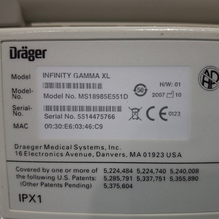 Draeger Medical Narkomed GS Anesthesia Machine