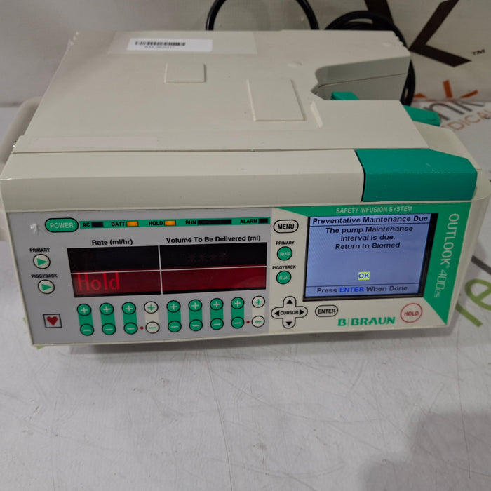 B. Braun Outlook 400ES Infusion Pump