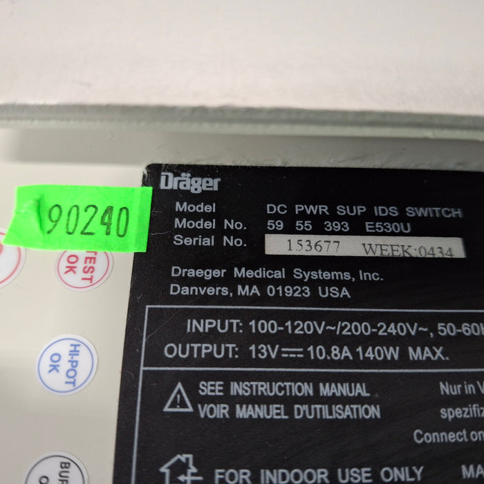 Siemens DC PWR SUP Draeger Infinity Docking Station Power Supply