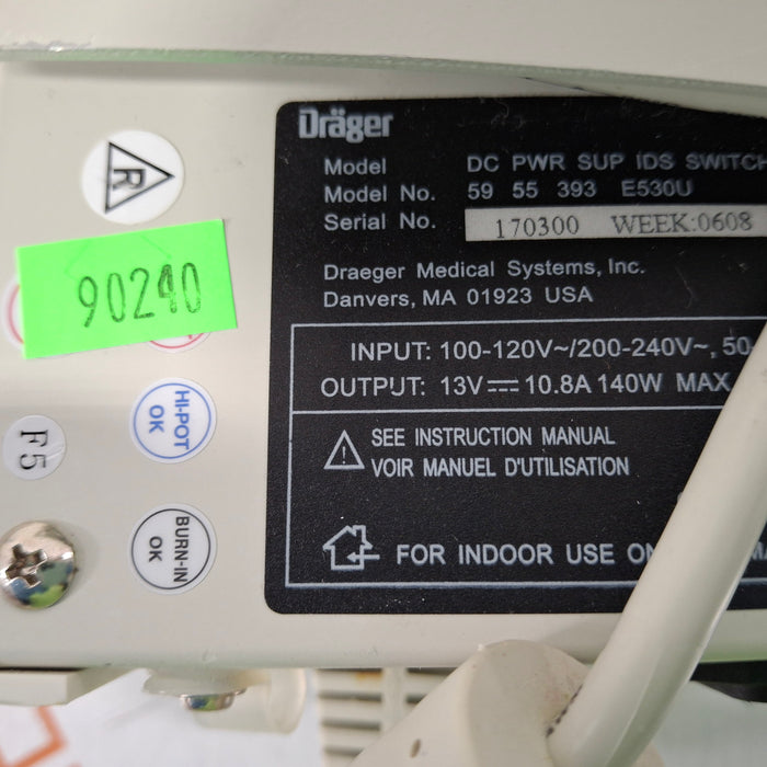 Siemens DC PWR SUP Draeger Infinity Docking Station Power Supply