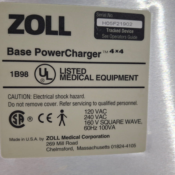 Zoll Base PowerCharger 4x4 Four Battery Charger