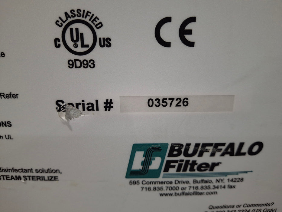 Buffalo Filter PlumeSafe Whisper 604 Smoke Evacuation System