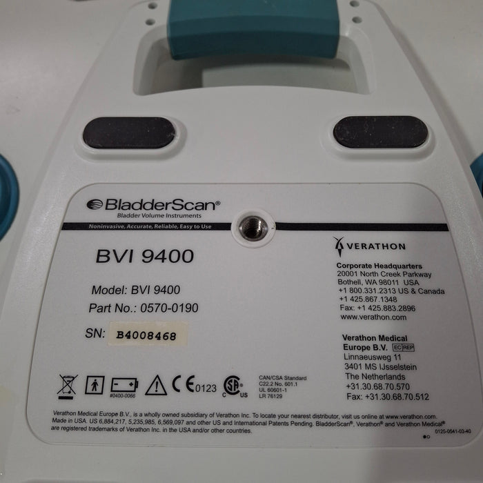 Verathon Medical, Inc BVI 9400 Bladderscan