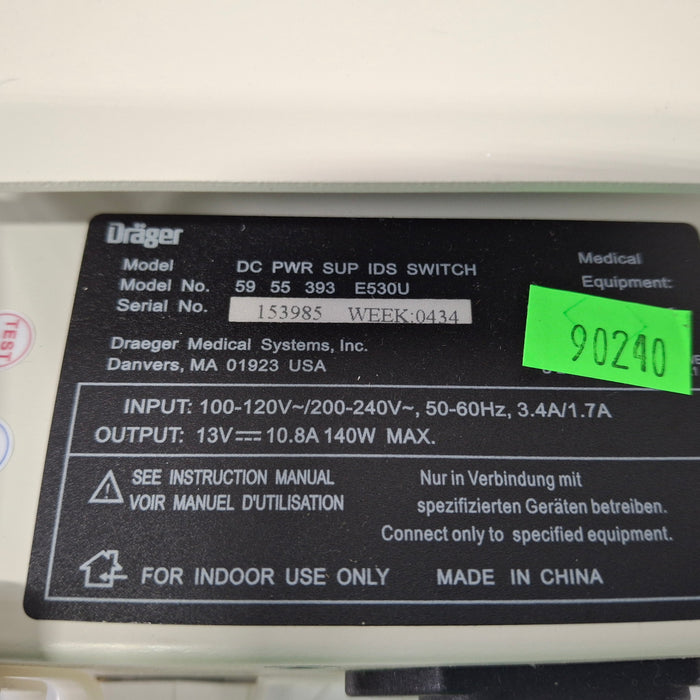 Siemens DC PWR SUP Draeger Infinity Docking Station Power Supply